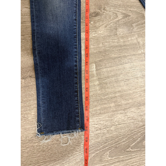 KANCAN Jeans Womens Size 3/25 Blue Denim Skinny ESTILO Distressed Raw Hem - Picture 7 of 8